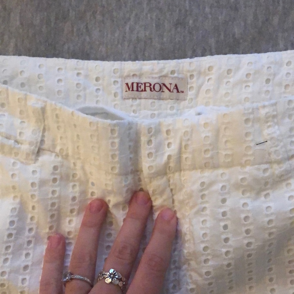 White shorts